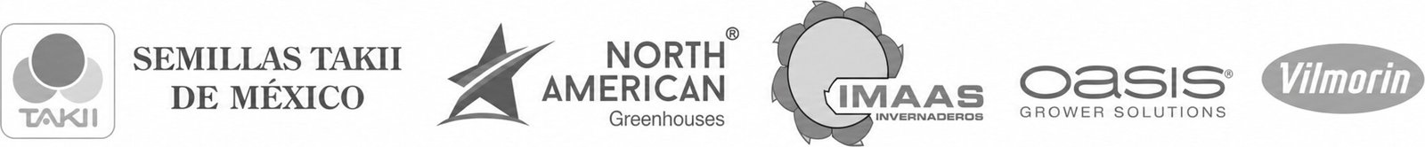 Clientes de M21: Takii, North American Greenhouses, IMAAS, Oasis, Vilmorin