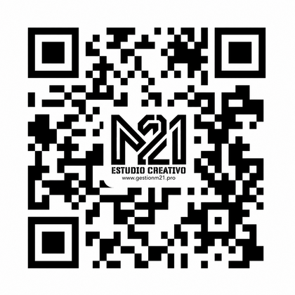 Código QR de contacto de M21 Estudio Creativo